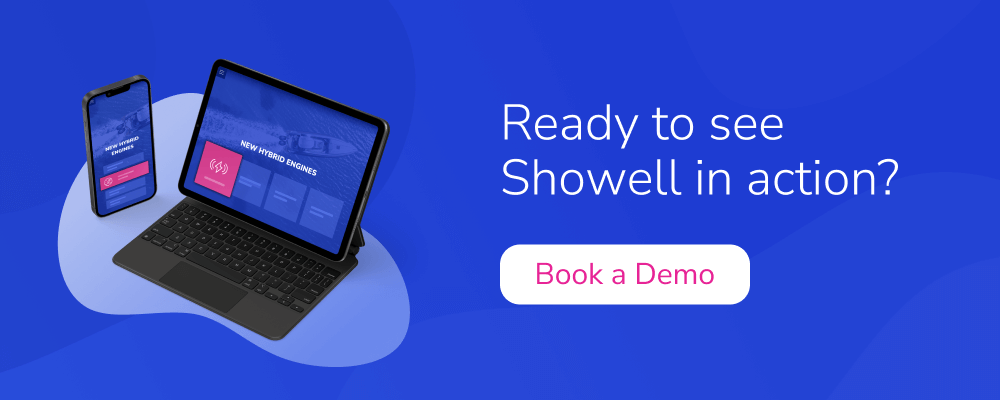 Book a demo to see Showell sales enablement platform in action