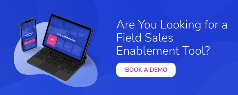 Field Sales Enablement Tool - Book a demo