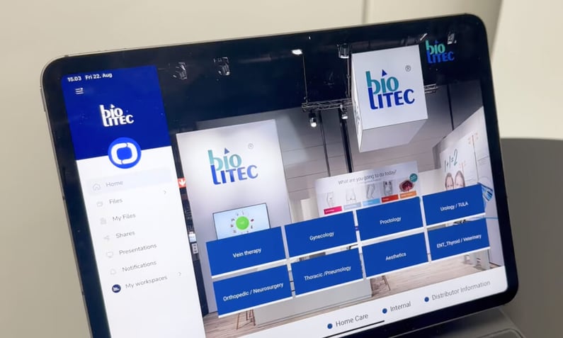 Biolitec using Showell sales app