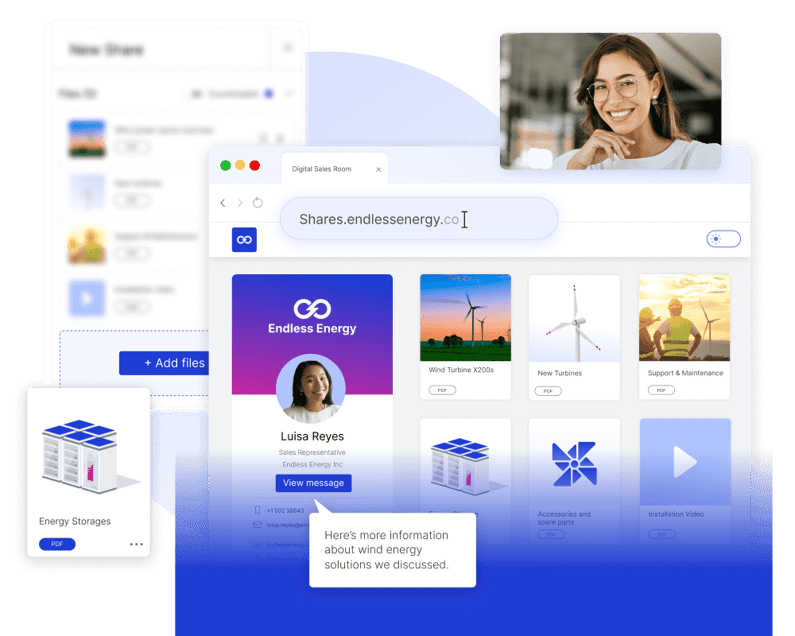 Digital Sales Room feature of Showell: Channel Sales Enablement Platform