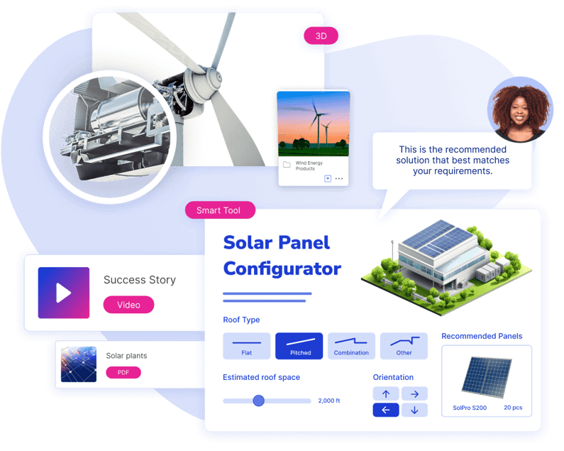 Interactive sales materials for sales meetings