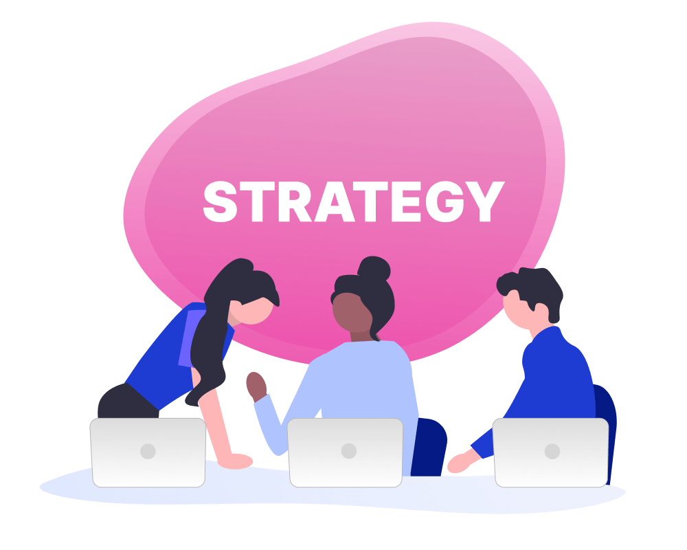 People creating sales enablement strategy